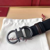 菲拉格慕男士皮帶 Ferragamo精品銅扣腰帶  jjp1952
