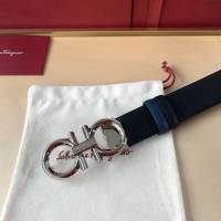 菲拉格慕男士皮帶 Ferragamo精品銅扣腰帶  jjp1953