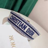Dior女士腰帶 迪奧Christian Dior刺繡帆布皮帶  jjp1971
