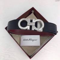 菲拉格慕男士皮帶 Ferragamo雙面牛皮腰帶  jjp2126