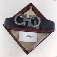 菲拉格慕男士皮帶 Ferragamo雙面牛皮腰帶  jjp2128