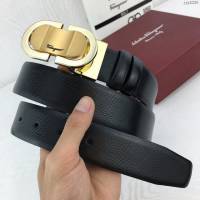 菲拉格慕男士皮帶 Ferragamo雙面牛皮爆款腰帶  jjp2220