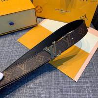 LV新款女士皮帶 路易威登原單雙面可用腰帶  jjp2234