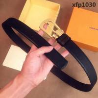 路易威登LV 正品開模 Italy專櫃在售正品 lv針扣 原版皮男款皮帶  xfp1030