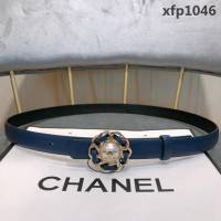 CHANEL香奈兒 18新款 20MM精品 進口光滑優雅牛皮小妖帶 CC穿皮鏈條經典銅扣  xfp1046