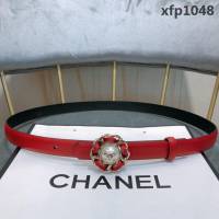 CHANEL香奈兒 18新款 20MM精品 進口光滑優雅小腰帶 CC穿皮鏈條經典銅扣 一帶兩用式腰帶  xfp1048