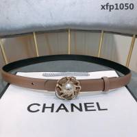 CHANEL香奈兒 18新款 20MM精品 進口光滑優雅小腰帶 CC穿皮鏈條經典銅扣 一帶兩用式腰帶  xfp1050