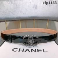 CHANEL香奈兒 18新款 30mm精品 進口皮漆皮面料 樹膏底妖帶 網紅同款腰帶  xfp1163