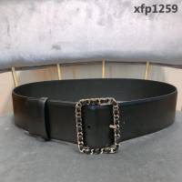 CHANEL香奈兒 19春秋新款 走秀款品時尚腰帶 腰封 鏈條編皮經典扣 牛皮軟腰封  xfp1259