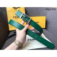 FENDI芬迪 實物拍攝 最新爆款 柔軟小牛皮皮帶 雙F標誌 BAGUETTE系列 時尚百搭款女款皮帶  xfp1302