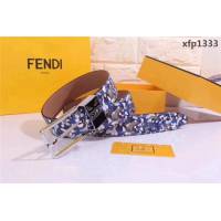 FENDI芬迪 原單正品 小怪獸皮帶系列 小怪獸琺瑯滴膠針扣 小牛皮男士皮帶  xfp1333