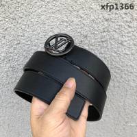 路易威登LV  M9932Q LVCIRCLE腰帶 飾有圓形LV logo 風格陽剛 時尚百搭款男士皮帶  xfp1366