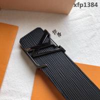路易威登LV 原單品質LV Initiales 40mm 黑色水波紋腰帶 經典款男士皮帶 M9229  xfp1384
