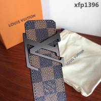 路易威登LV 原單品質 經典啡棋盤格 百搭款男士皮帶 M9807  xfp1396