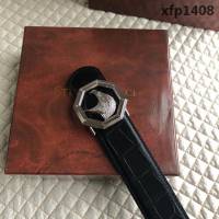 STEFANO RICCI 專櫃款版型 精鋼八角鷹頭扣 頭層牛皮精仿鱷魚皮 男士皮帶  xfp1408
