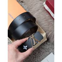 LV皮帶 經典 Damier帆布與Damier Infini牛皮 路易威登男士雙面腰帶  xfp2103