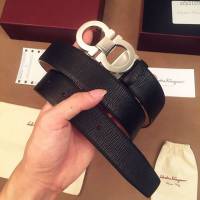 Ferragamo皮帶 雙面進口牛皮 菲拉格慕高級定制款男士皮帶  xfp2120