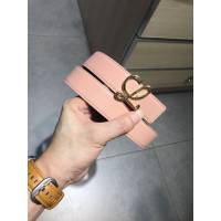 LOEWE皮帶 原單進口雙面頭層牛皮 羅意威女士皮帶  xfp2159