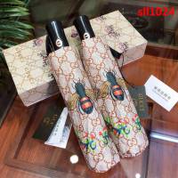 GUCCI古馳 最新火爆單品 極品G家自動傘 古奇天鵝圖案 防雨防紫外線隔熱傘  sll1024