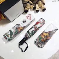 GUCCI古馳傘 2018年度 最新火爆單品 G家自動傘 古奇小蜜蜂圖案 防曬晴雨傘  zm1017