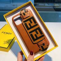 芬迪手機套 網紅同款手腕手機殼 可當支架 Fendi手機殼  mmk1036