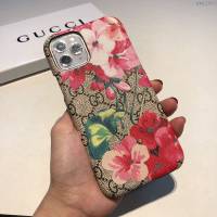 Gucci手機殼 Gucci手機套 熱賣款古馳GUCCI天竺葵手機殼 蘋果手機後套  mmk1042
