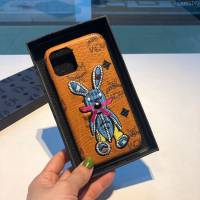 MCM兔子刺繡手機殼 官方同步 高品質 MCM蘋果手機套  mmk1101