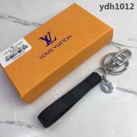 路易威登LV 頂級原單 DRAGONNE 包飾 鑰匙扣 M61950黑格 時尚必備  ydh1012