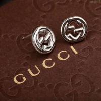 GUCCi飾品 古馳雙G耳釘 Gucci925純銀耳環  zgbq1013
