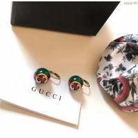 GUCCi飾品 古馳復古系列耳環 Gucci個性條紋 珠子 耳鉤  zgbq1053