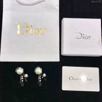 DIOR飾品 迪奧古銅黑鑽耳釘 耳環  zgbq1086