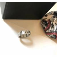 GUCCi飾品 古馳骷髏戒指 925純銀 Gucci網紅戒指  zgbq1094