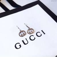 GUCCi飾品 古馳s925純銀耳環 Gucci經典雙G標誌耳鉤 耳釘  zgbq1118