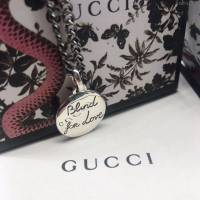 GUCCi飾品 古馳泰銀復古圓形牌吊墜  zgbq1135