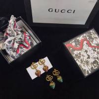 GUCCi飾品 古馳最新限定草莓系列耳環 Gucci耳釘熱銷款  zgbq1138