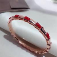 Bvlgari飾品 寶格麗蛇手鐲 玫瑰金色Serpenti手鐲  zgbq3030