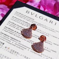 Bvlgari飾品 寶格麗18Ｋ鑽石耳釘  zgbq3080