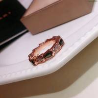 Bvlgari飾品 寶格麗全新Serpenti Viper戒指系列 925純銀戒指  zgbq3090