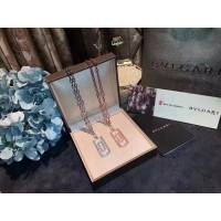 Bvlgari飾品 寶格麗亞金大號別針項鏈 情侶款  zgbq3163