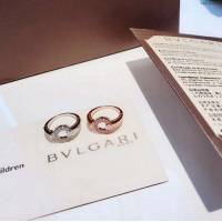 Bvlgari飾品 寶格麗經典款圓盤戒指 s925純銀材質  zgbq3266