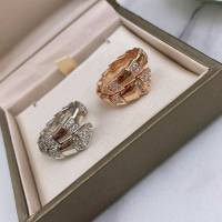Bvlgari飾品 寶格麗間隔蛇戒指  zgbq3351