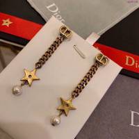 Dior飾品 迪奧經典熱銷款耳釘 Dior長款五角星耳環  zgd1028