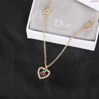 Dior飾品 迪奧經典熱銷款愛心字母項鏈  zgd1045