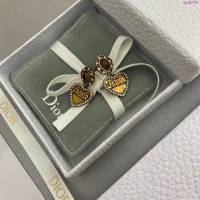 Dior飾品 迪奧經典熱銷款復古風JADlOR耳環 最新款字母logo復古色耳飾  zgd1073