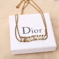 Dior飾品 迪奧經典熱銷火爆款jadior字母雙層復古項鏈  zgd1171