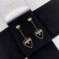 Dior飾品 迪奧經典熱銷款愛心滿鑽耳釘耳環  zgd1217