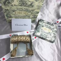 Dior飾品 迪奧經典熱銷款刺繡針織手環 迪奧DIOR編織伸縮流蘇手繩  zgd1224