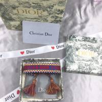 Dior飾品 迪奧經典熱銷款刺繡針織手環 迪奧DIOR編織伸縮流蘇手繩  zgd1225