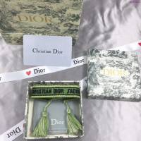 Dior飾品 迪奧經典熱銷款刺繡針織手環 迪奧DIOR編織伸縮流蘇手繩  zgd1227