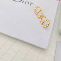 Dior飾品 迪奧經典熱銷款復古銅色耳環 經典款金色耳釘  zgd1266